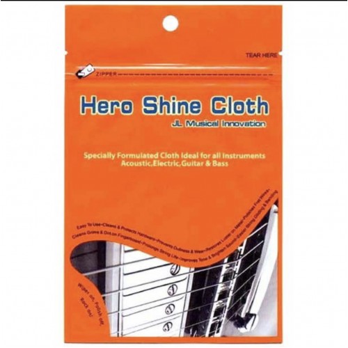 Hero Shine Cloth 吉他金屬部件亮光布 英雄布