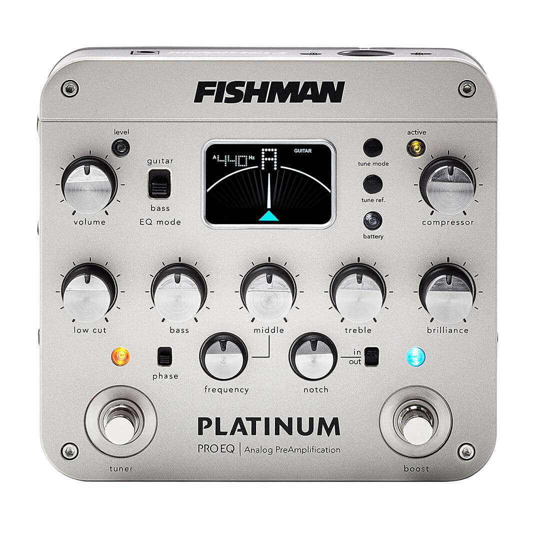 Fishman Fishman 木吉他/貝斯前級 Platinum Pro EQ Analog Preamp | PRO-PLT-201 — 三峽吉他 / Bass｜YA! 玩音樂
