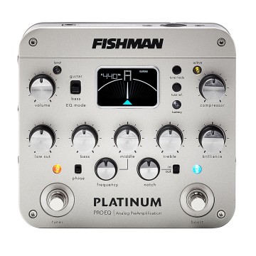 Fishman 木吉他/貝斯前級 Platinum Pro EQ Analog Preamp | PRO-PLT-201
