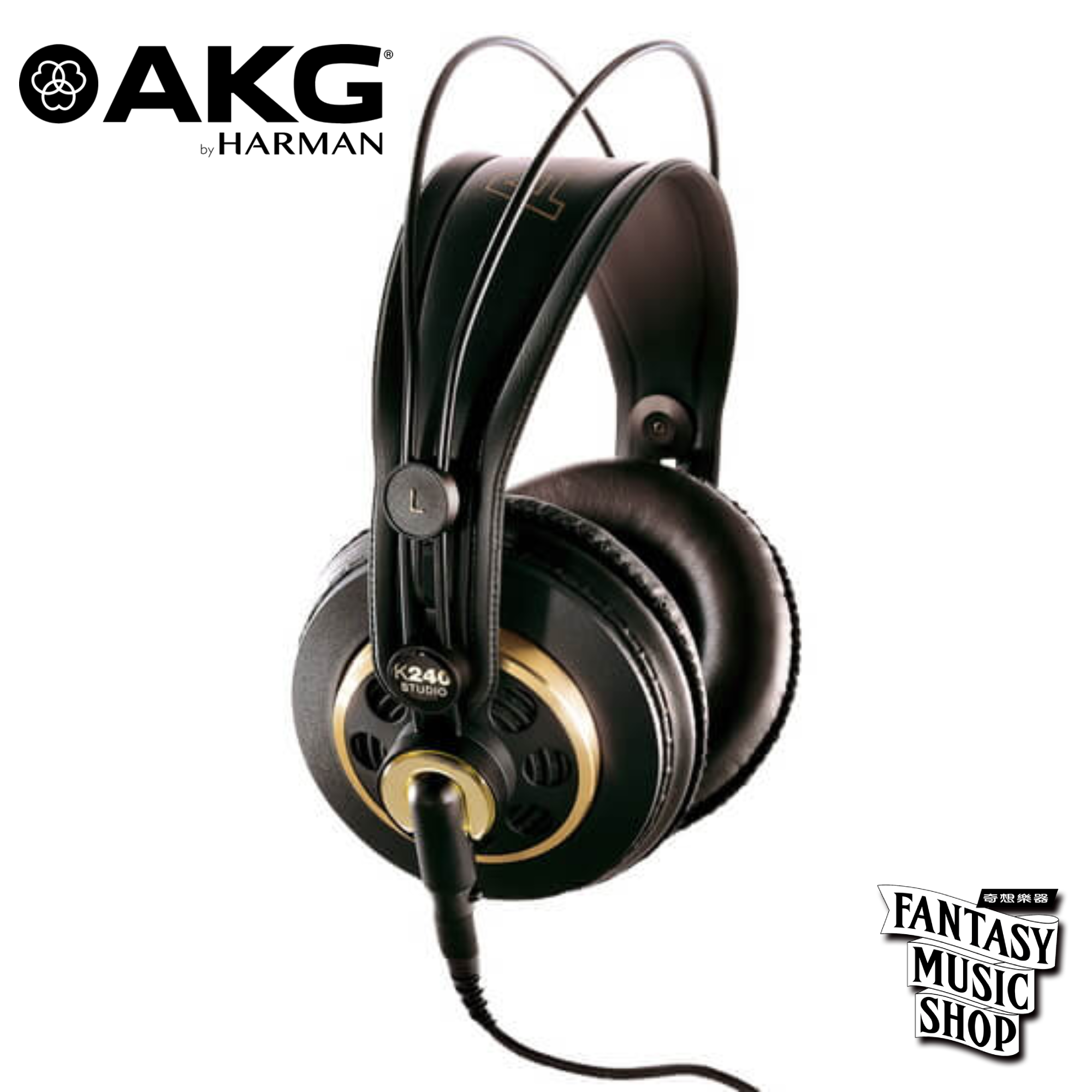 AKG AKG K240 Studio 半開放 耳罩式監聽耳機 — 三峽錄音 / 音響｜YA! 玩音樂