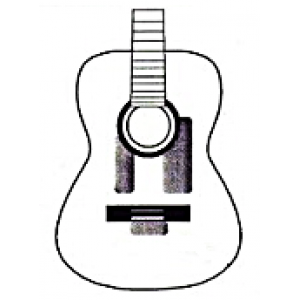 日本進口 FACE GUARD 吉他護板 靜電保護貼 | 古典吉他款