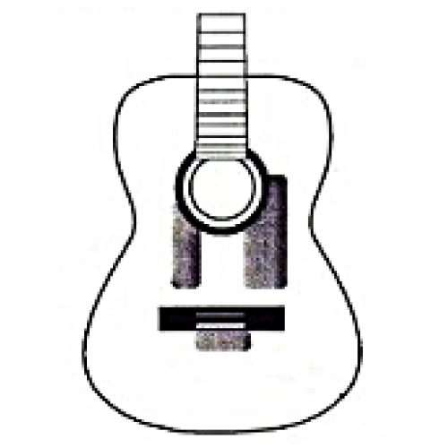 日本進口 FACE GUARD 吉他護板 靜電保護貼 | 古典吉他款