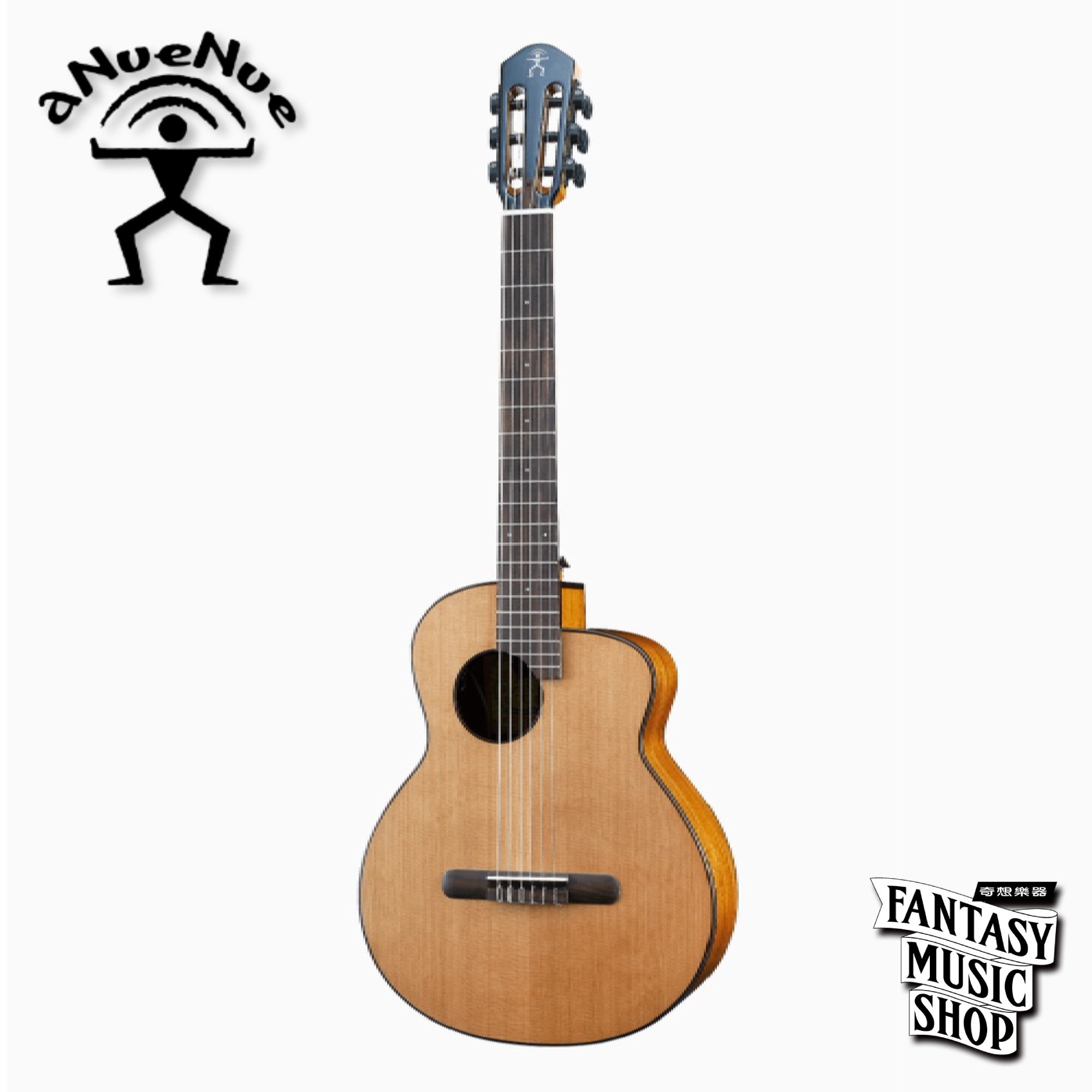aNueNue aNueNue MN14E 面單板 插電 尼龍吉他 — 三峽吉他 / Bass｜YA! 玩音樂