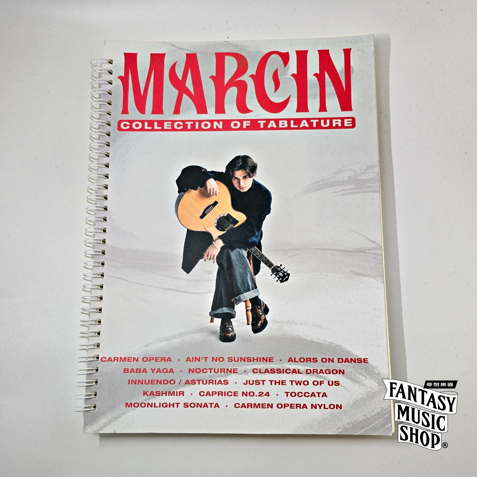 馬辛 Marcin 限量精選 吉他樂譜 | 繁體中文簡介+五線譜+六線譜+敲擊譜 — 三峽吉他 / Bass｜YA! 玩音樂