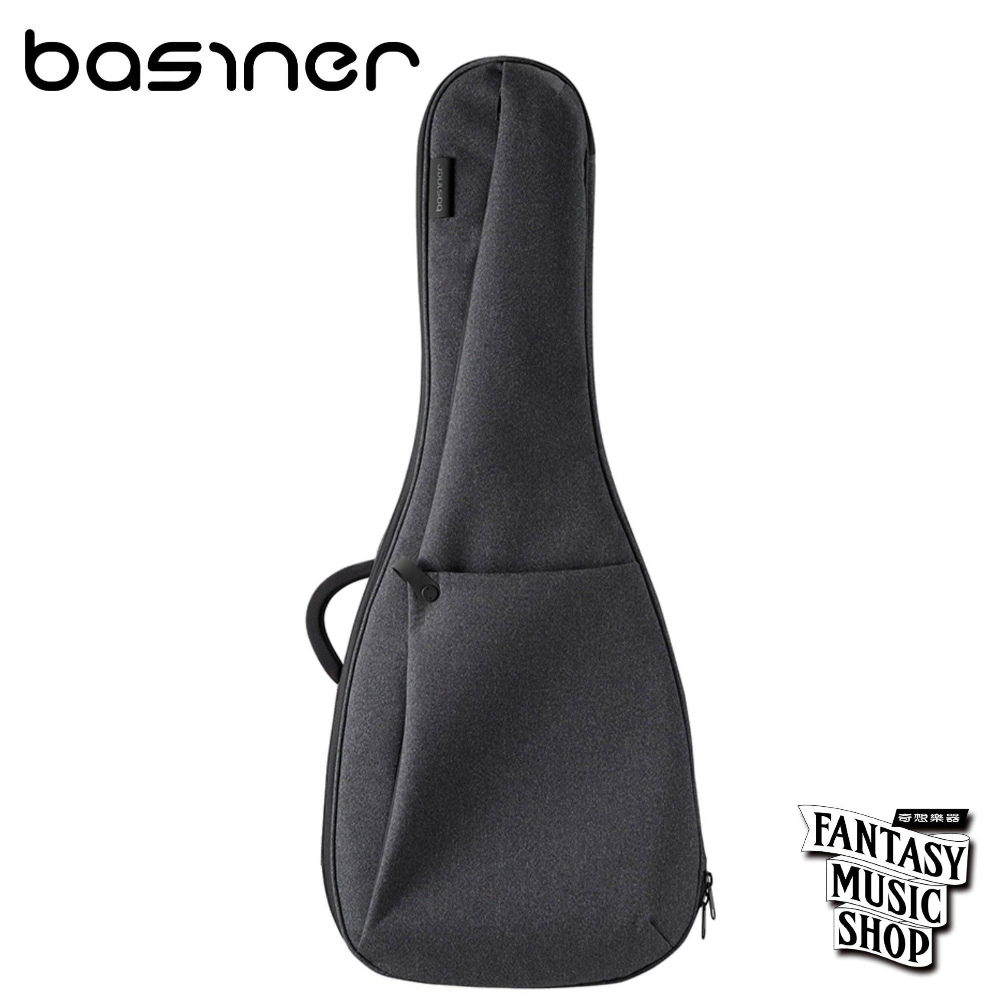 Basiner Basiner BRISQ OM桶 木吉他琴袋 | 竹炭灰 — 三峽吉他 / Bass｜YA! 玩音樂