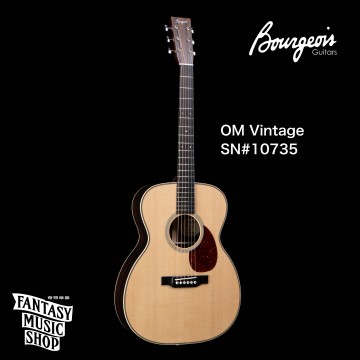 Bourgeois 美國 寶時華 OM Vintage 高階手工吉他 