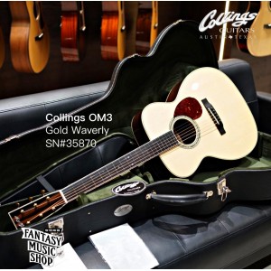 Collings OM3 西卡雲杉+印度玫瑰木 高階訂製款 全單板 手工吉他