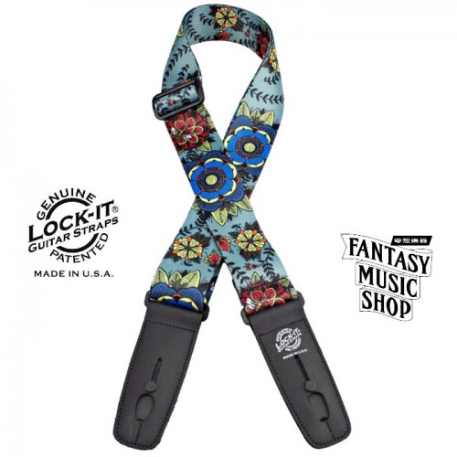 安全背帶 藝術系列 絨花款| Lock-It Straps 免安裝直接提供保護 美國製