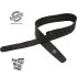 安全背帶 黑色真皮 無金屬款 | Lock-It Straps 免安裝直接提供保護 美國製