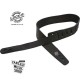 安全背帶 黑色真皮 無金屬款 | Lock-It Straps 免安裝直接提供保護 美國製