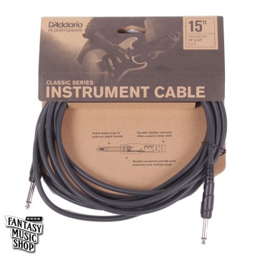Daddario 15ft Classic Series 雙直頭導線 (PWAC-PW-CGT-15)