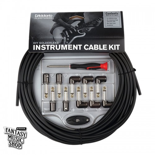 D'Addario DIY Solderless Pedalboard Cable Kit DIY導線組 (10ft) (PWAC-PW-GPKIT-10)