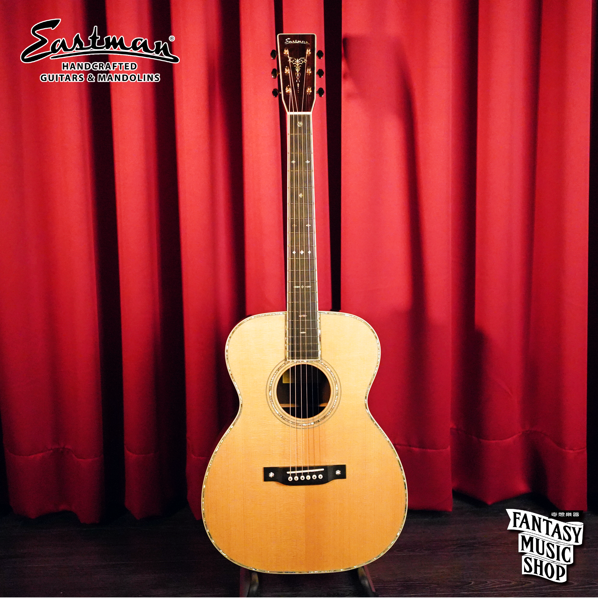 Eastman Eastman E40OM-TC 全單板民謠吉他 — 三峽弦樂器｜YA! 玩音樂