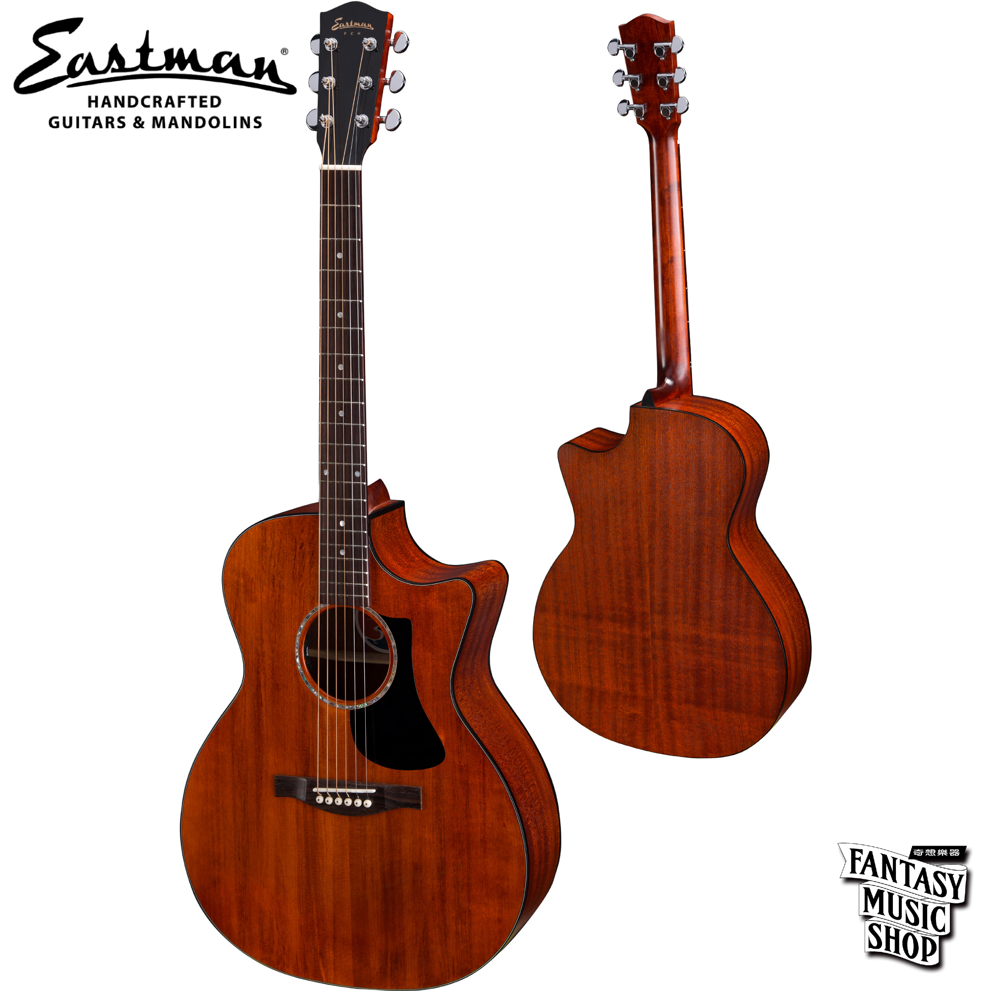 Eastman Eastman PCH1-GAC-CLA 面單板民謠吉他 — 三峽弦樂器｜YA! 玩音樂