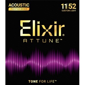 Elixir ATTUNE 紅銅 民謠吉他弦 11-52