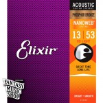 Elixir 紅銅 Nanoweb 民謠吉他弦 (13-53)