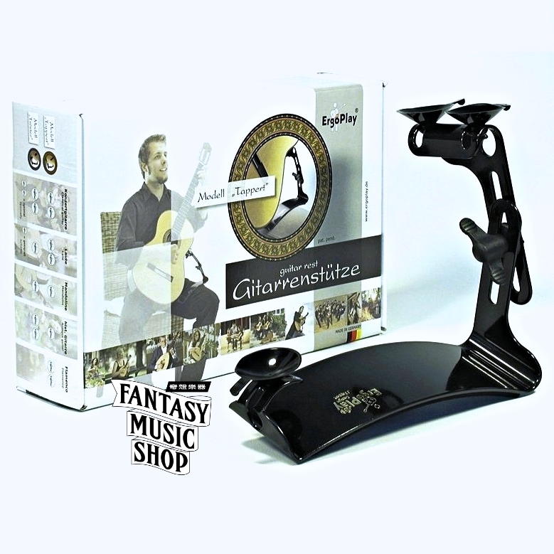 ErgoPlay 德國 Ergoplay Tappert 改良款 人體工學吉他支撐架 | 新型三個可替換黑色吸盤 — 三峽吉他 / Bass｜YA! 玩音樂