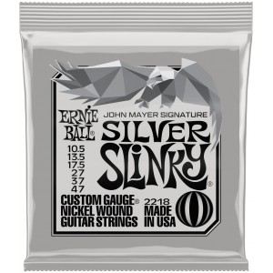 Ernie Ball 2218 John Mayer Silver Slinky 電吉他套弦 10.5-47