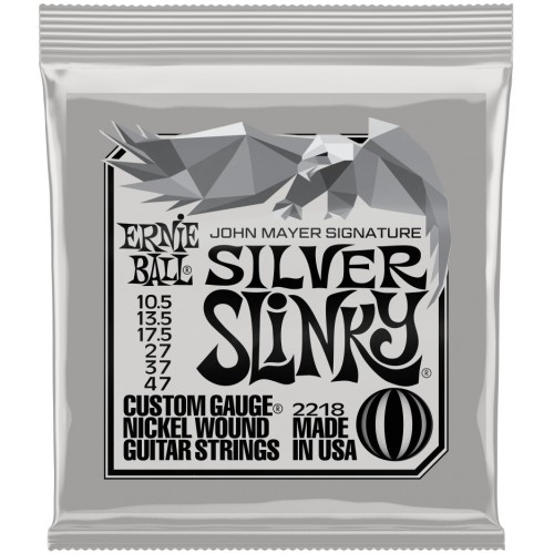 Ernie Ball 2218 John Mayer Silver Slinky 電吉他套弦 10.5-47