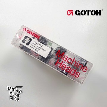 GOTOH 霧黑 黑檀木圓方弦鈕頭 BS EN01 | 1:21齒輪比 45度左3右3 齒輪精細度高 
