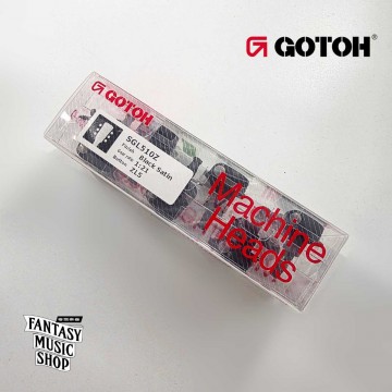 GOTOH Ziricote 木質弦鈕頭 黑霧色金屬 BS ZL5 | 1:21齒輪比 45度左3右3 齒輪精細度高 