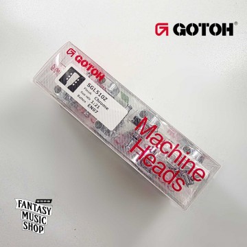 GOTOH 黑檀木弦鈕頭 鉻合金鈕身 CR EN07 | 1:21齒輪比 45度左3右3 齒輪精細度高 