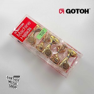 GOTOH 金色鋅弦鈕頭 金色鈕身 GG L5 | 1:21齒輪比 45度左3右3 齒輪精細度高