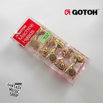 GOTOH 金色鋅弦鈕頭 金色鈕身 GG L5 | 1:21齒輪比 45度左3右3 齒輪精細度高
