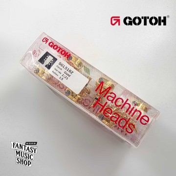 GOTOH 金色鋅弦鈕頭 金色鈕身 GG L5 | 1:21齒輪比 45度左3右3 齒輪精細度高