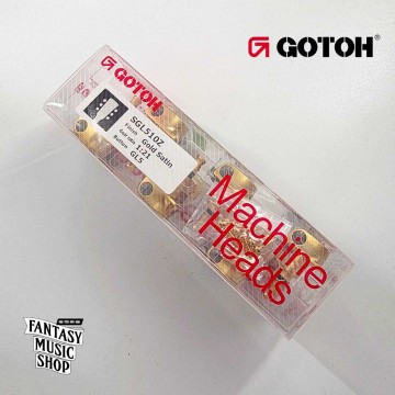GOTOH 墨西哥玫瑰木質弦鈕頭 霧金鈕身 GS GL5 | 1:21齒輪比 45度左3右3 齒輪精細度高