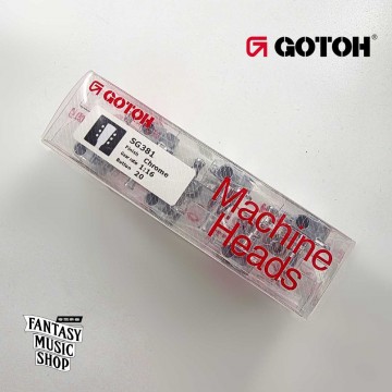 GOTOH 金屬弦鈕頭 鉻合金鈕身 SG381 | 1:16齒輪比 45度左3右3 基本款