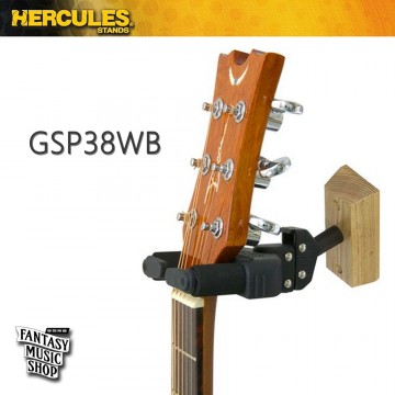 HERCULES Stands  GSP38WB 壁式吉他掛架(木製底座固定式) 海克力斯