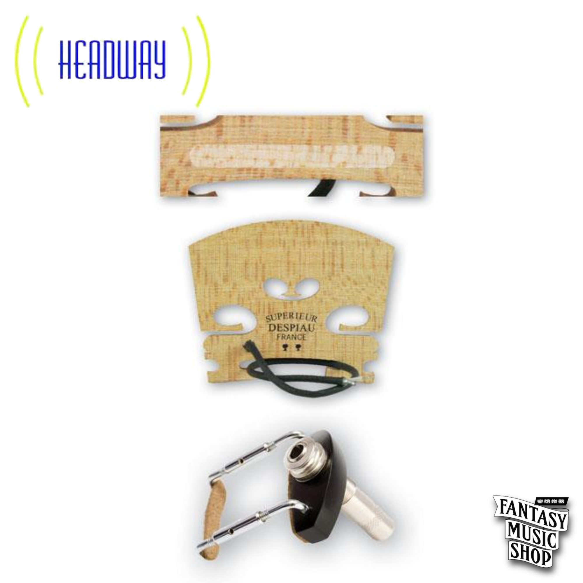 Headway Headway | 小提琴專用琴橋被動式拾音器 VL3 不破壞式安裝 英國原裝進口 — 三峽弦樂器｜YA! 玩音樂