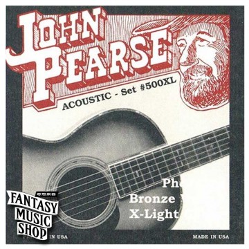 John Pearse 紅銅民謠吉他弦 10-47 | 500XL