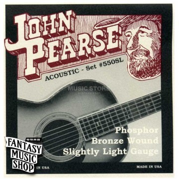 John Pearse 紅銅民謠吉他弦 11-50 | 550SL