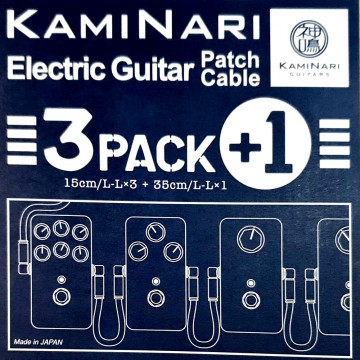 日本【神鳴】電吉他用短導線(3PACK+1) | Kaminari高階手工導線