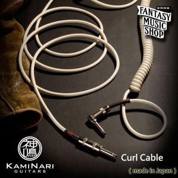 日本【神鳴】電吉他 電話線導線 | Kaminari高階手工導線 | Curl Cable