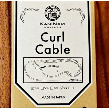 日本【神鳴】電吉他 電話線導線 | Kaminari高階手工導線 | Curl Cable