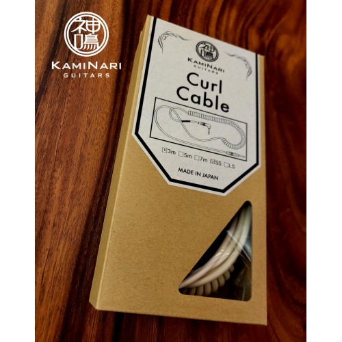 日本【神鳴】電吉他 電話線導線 | Kaminari高階手工導線 | Curl Cable