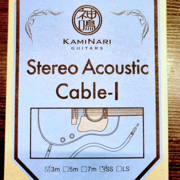 日本【神鳴】民謠吉他立體聲 Stereo | Kaminari高階手工導線