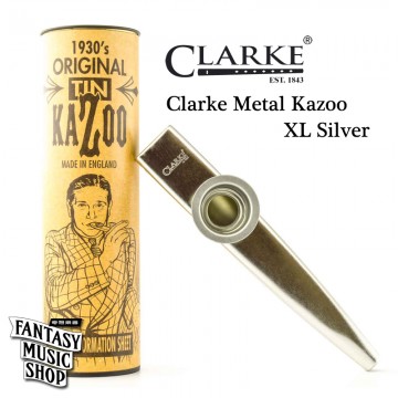 金屬款 Kazoo 卡祖笛 | 英國製Clarke Metal Kazoo XL ( 加大版 ) 