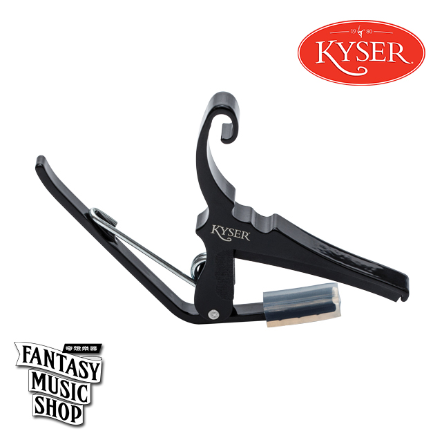 Kyser 美國 Kyser KG6BA 民謠吉他專用移調夾 (黑色) — 三峽吉他 / Bass