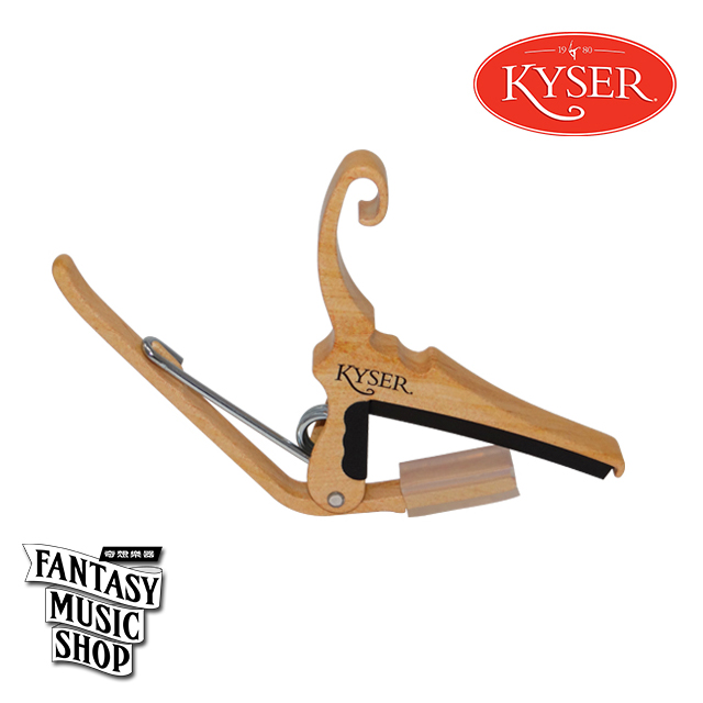 Kyser 美國 Kyser KG6M 民謠吉他專用移調夾 (楓木色) — 三峽吉他 / Bass