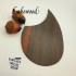 黑檀木自黏原木護板 刷板 | 德國Lakewood原廠
