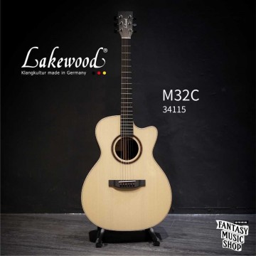 Lakewood M32C 全單板手工民謠吉他