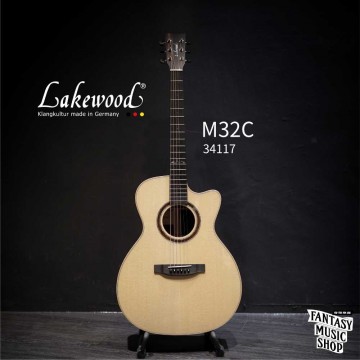 Lakewood M32C 全單板手工民謠吉他 多鑲貝