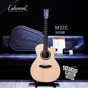 Lakewood M32C 搭配琴袋款 全單板手工民謠吉他
