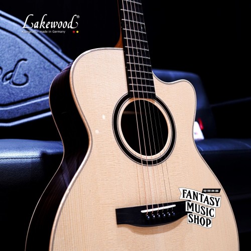 Lakewood M32C 金色弦鈕款 全單板手工吉他