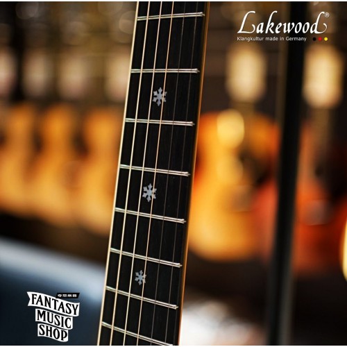 Lakewood M32C 響孔特殊鑲嵌 3A級歐洲雲杉 全單板手工民謠吉他