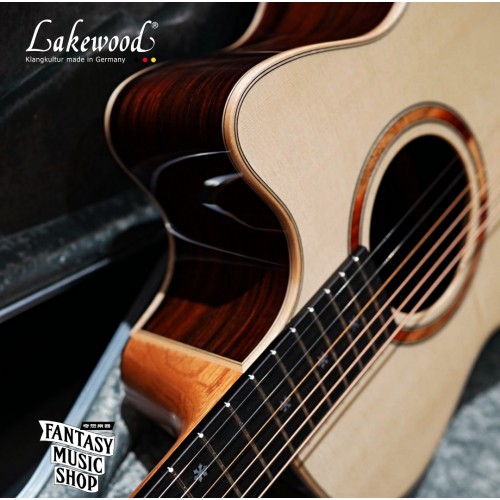 Lakewood M32C 響孔特殊鑲嵌 3A級歐洲雲杉 全單板手工民謠吉他